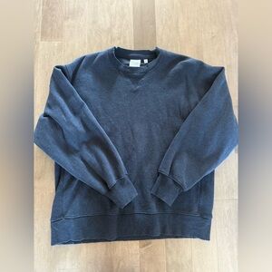 Aritzia Sweatfleece Cozy Fleece Boyfriend Fit Crew Neck
